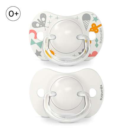 Пустышка Suavinex силикон ортодонтическая от 0 мес. 2 шт.