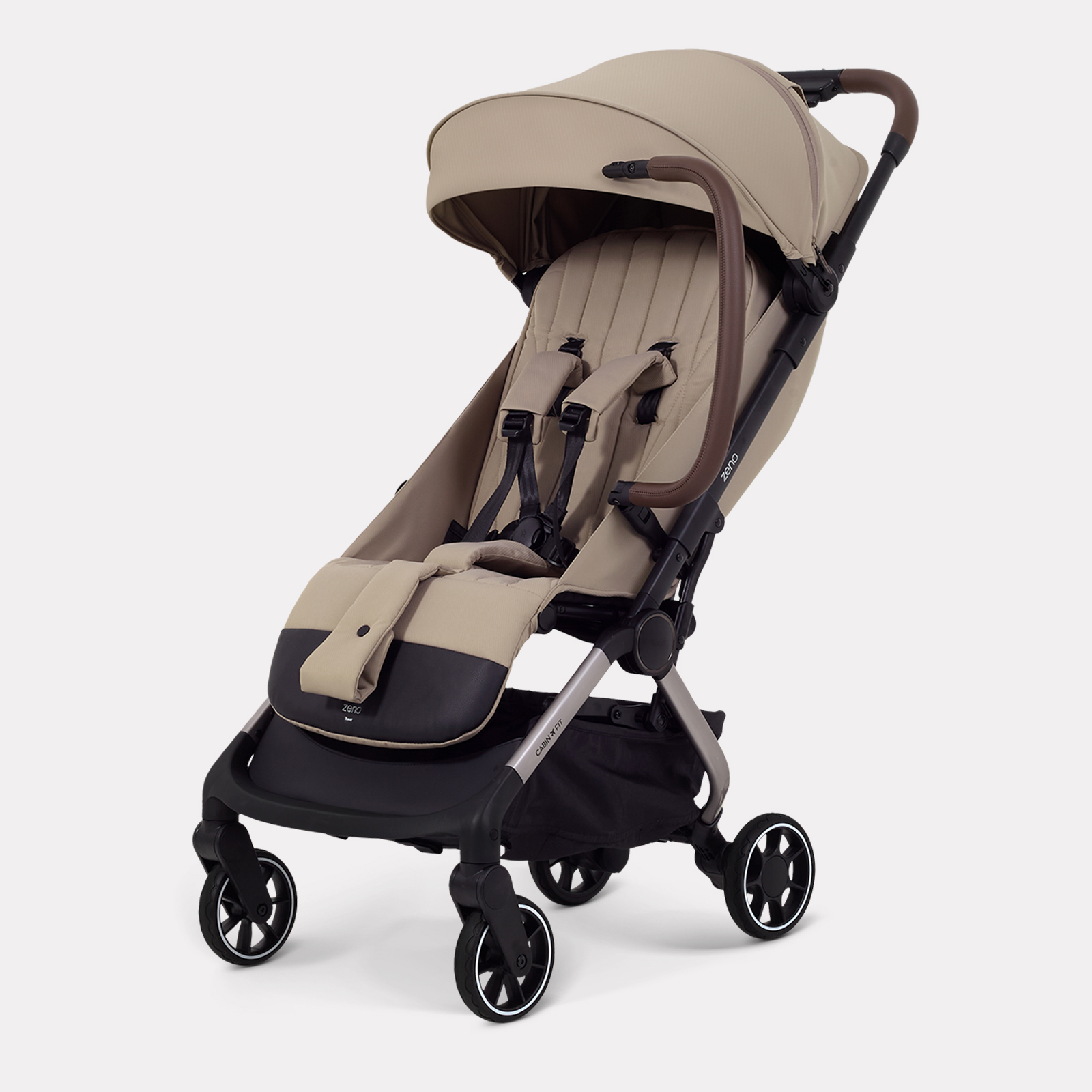 Коляска прогулочная Rant Zeno бежевый - фото 5