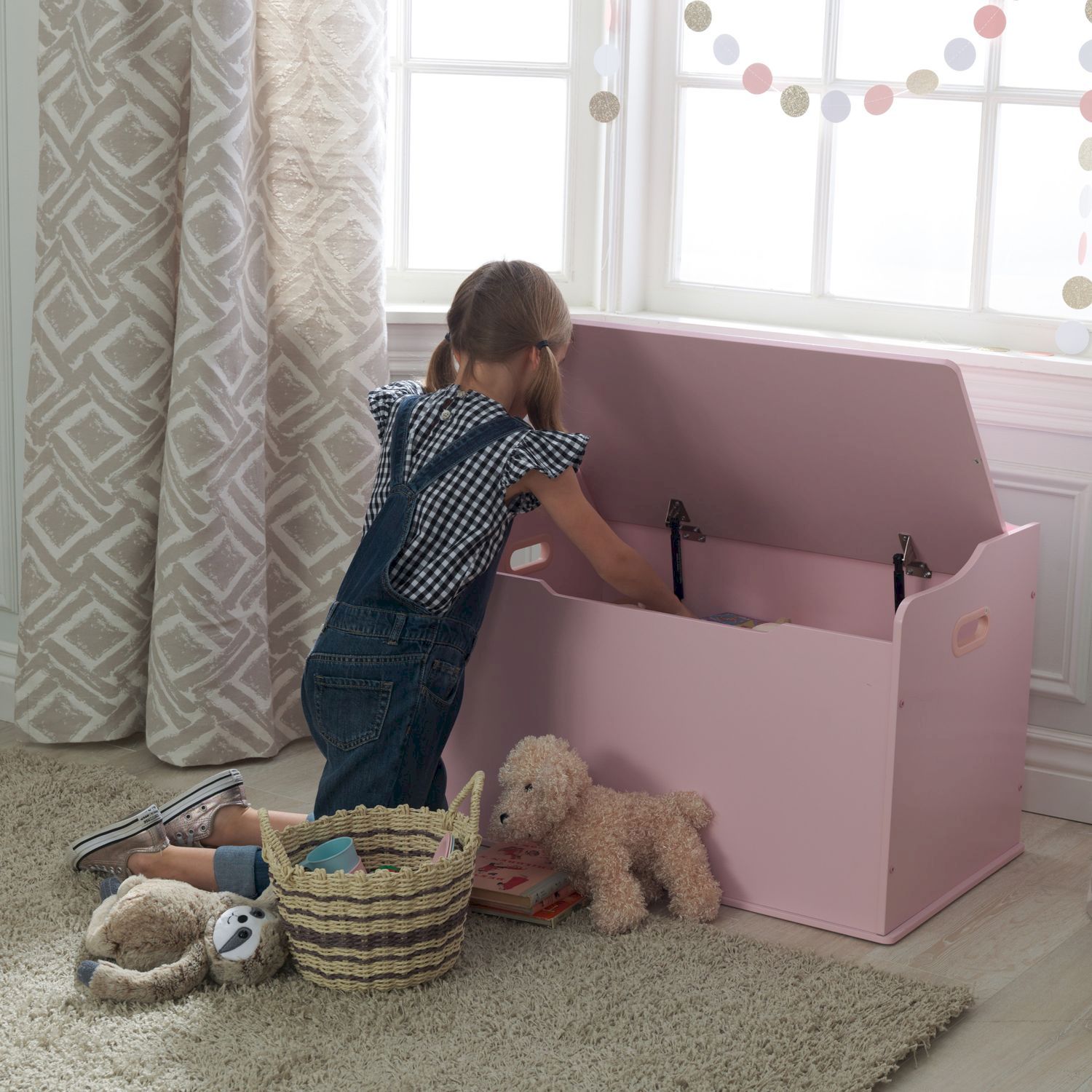 Комод KidKraft Toy Box (розовый) - фото 2