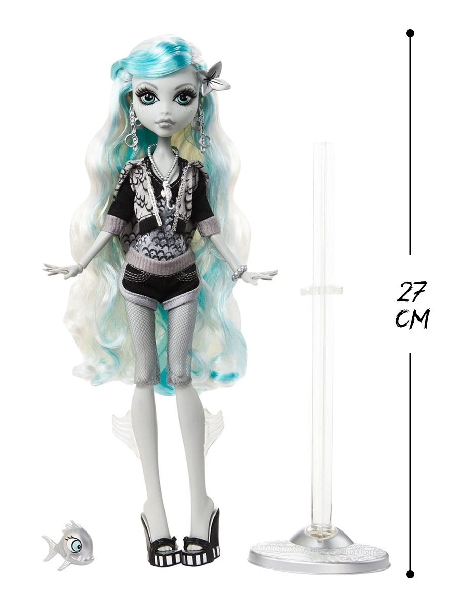 Кукла модельная Monster High Reel Drama HKN30 Лагуна Блю высота 27 см HKN30 - фото 2