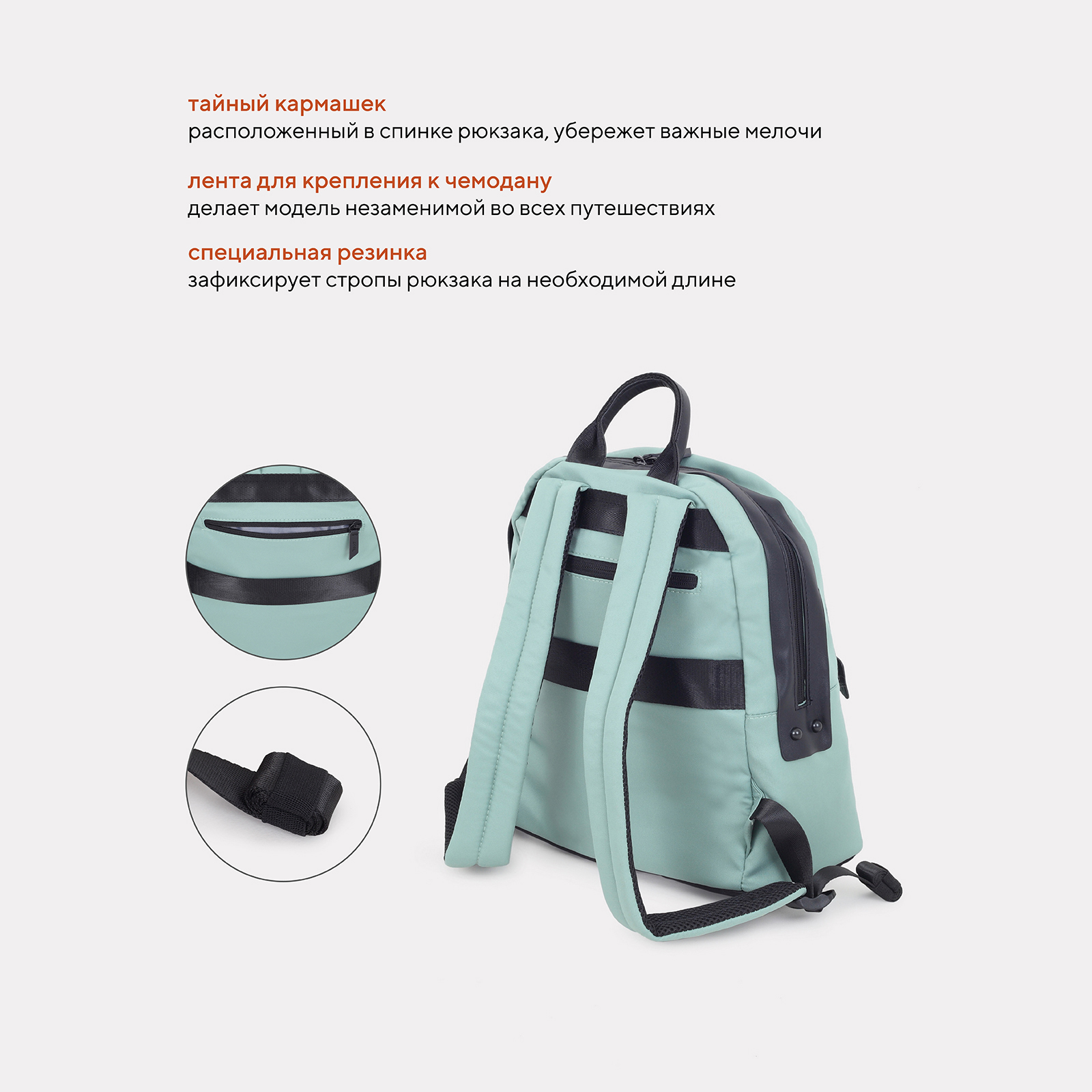 Рюкзак Rant Dora зеленый - фото 4