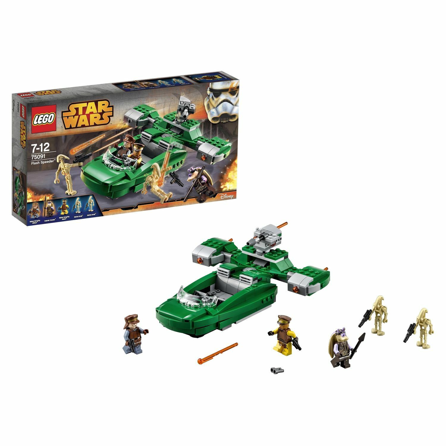 Конструктор LEGO Star Wars Флэш-спидер блочный - фото 1