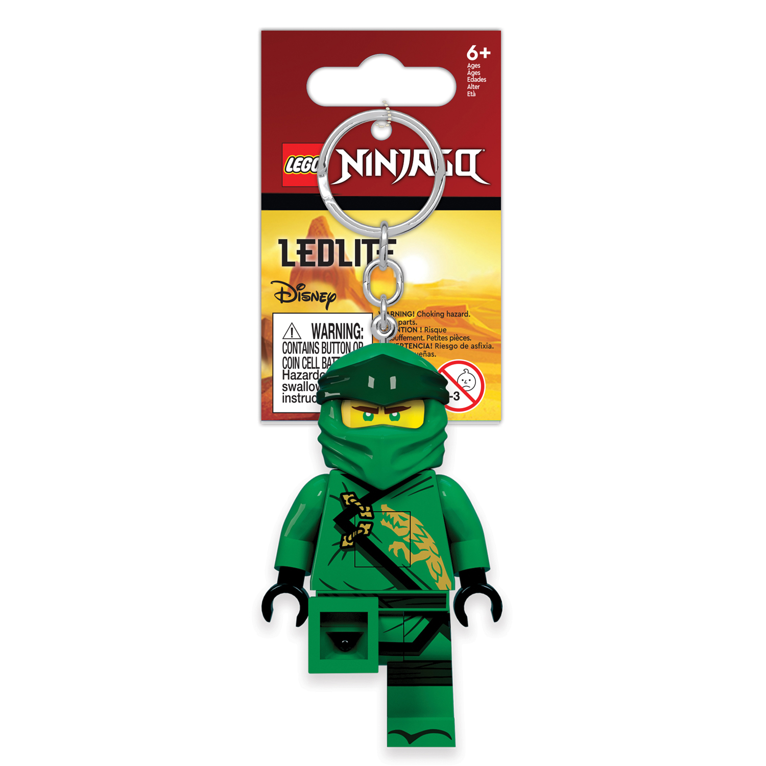 Брелок-фонарик LEGO Ninjago - Lloyd - фото 1