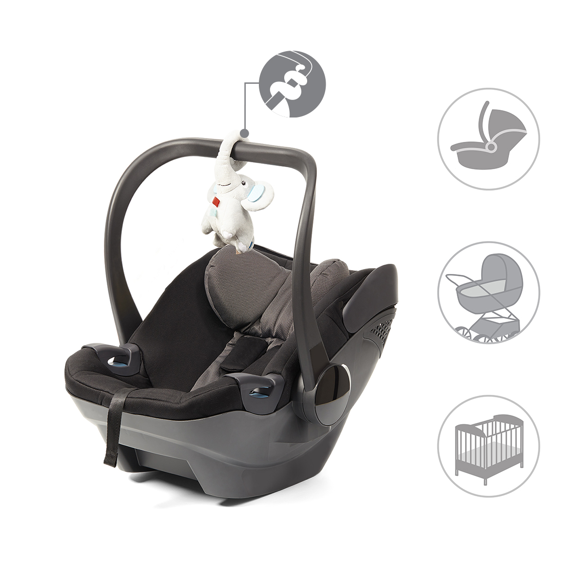 Игрушка Babyono подвеска Слоненок Ethan - фото 8