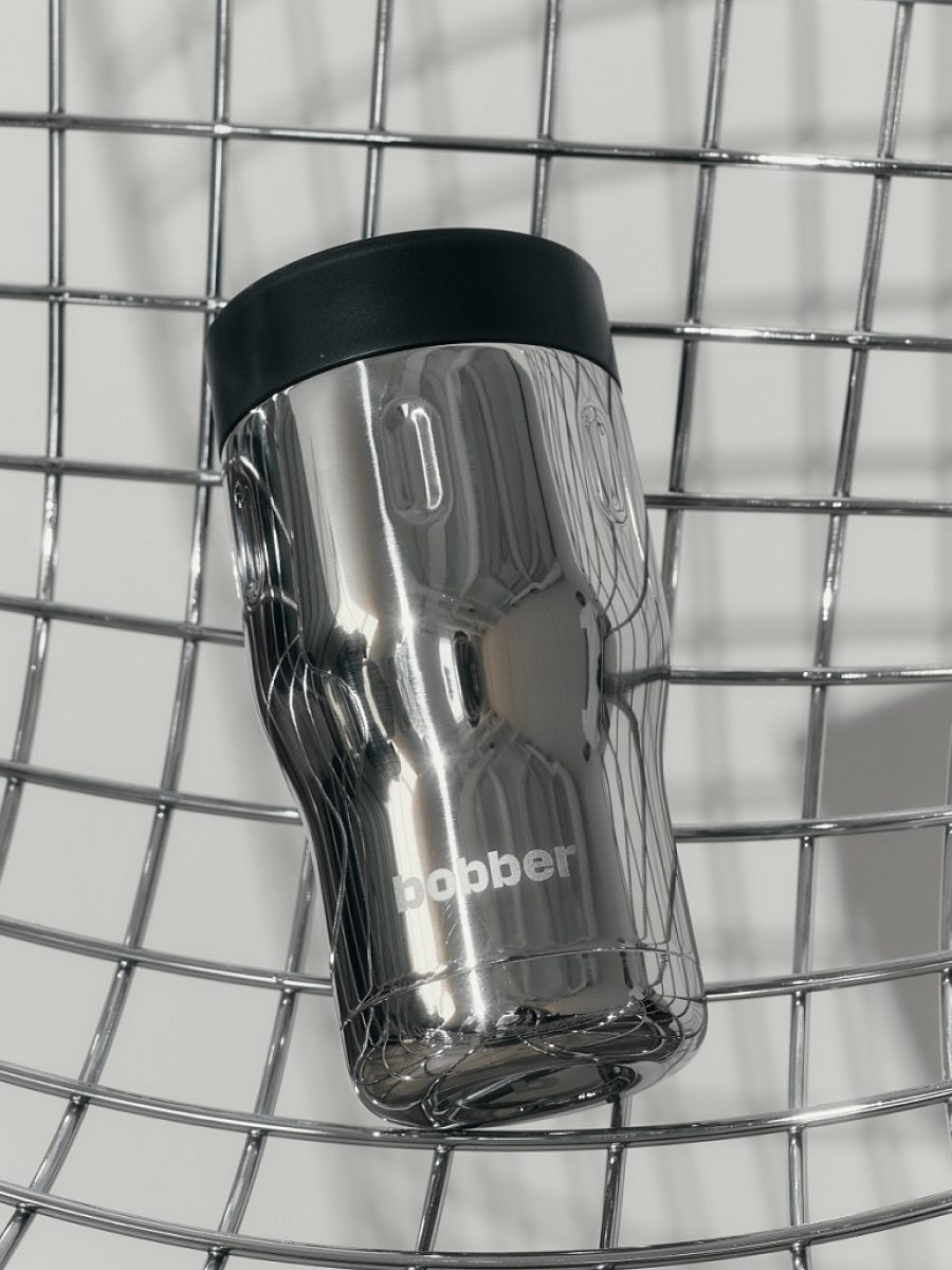 Термокружка для чая 350 мл Tumbler Bobber зеркальный - фото 3