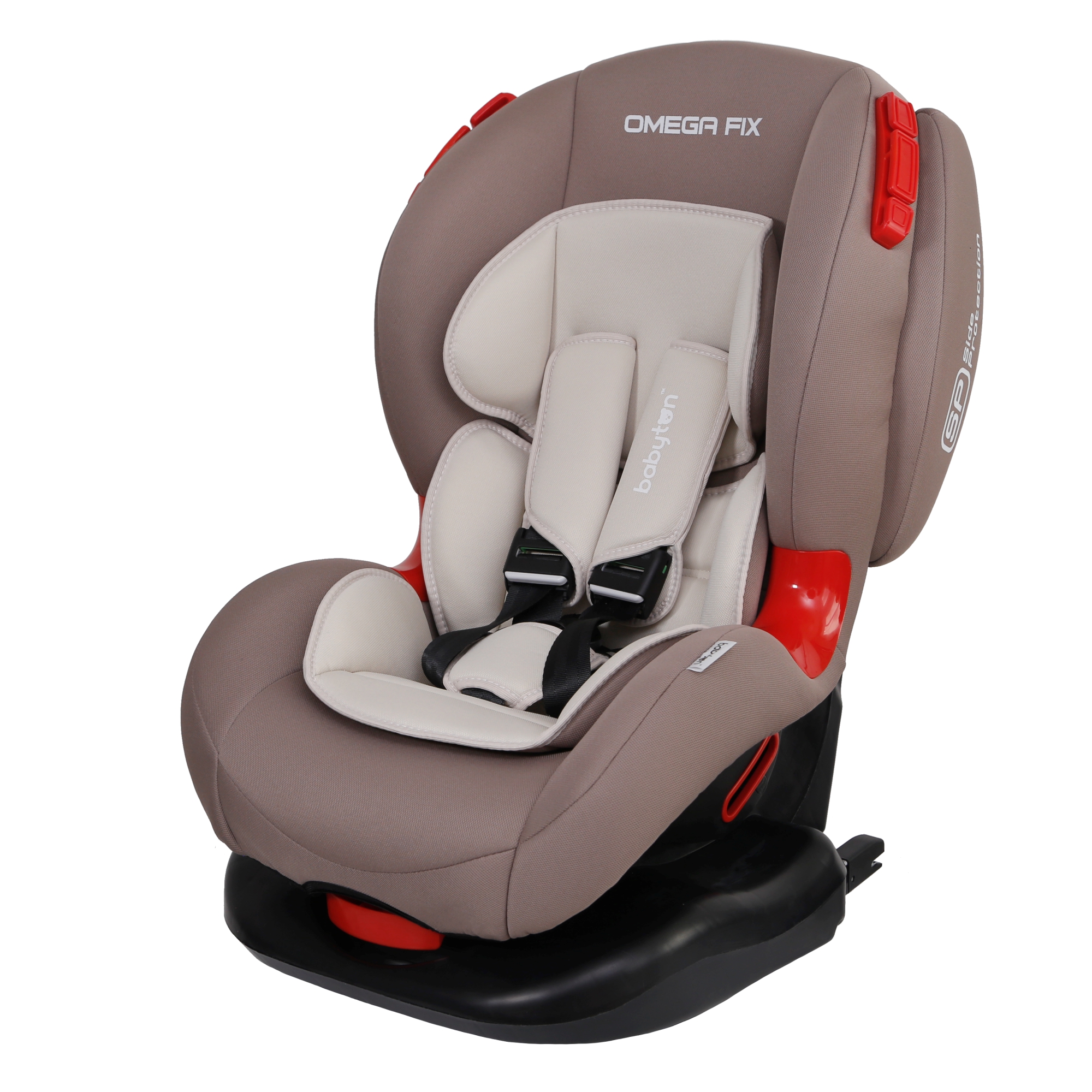Автокресло Babyton Omega Fix Mokko Isofix 1/2 (9-25 кг) - фото 1