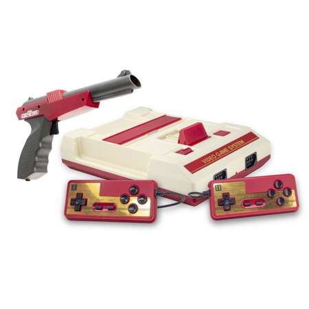 Игровая приставка для детей Retro Genesis 8 Bit Lasergun + 303 игры / AV кабель/2 пров.джойстика/пистолет для лампового телевизора