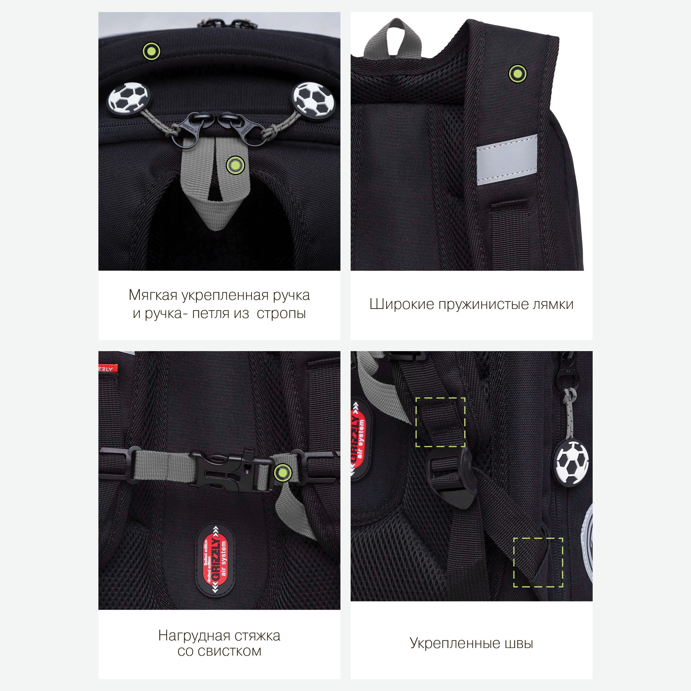 Рюкзак Grizzly Футбол - фото 9