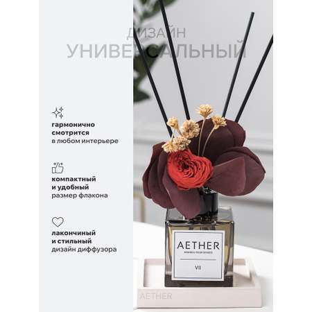 Диффузор с сухоцветами в Премиум тубусе Accents Mousse d’Ambre