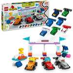 Конструктор LEGO DUPLO Гоночные автомобили Формулы блочный
