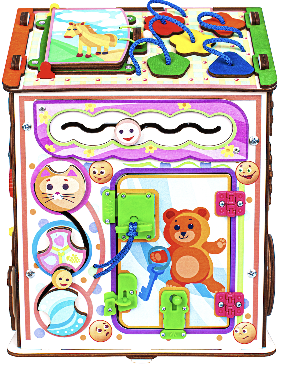 Игрушка Jolly Kids бизиборд Эмоции - фото 7