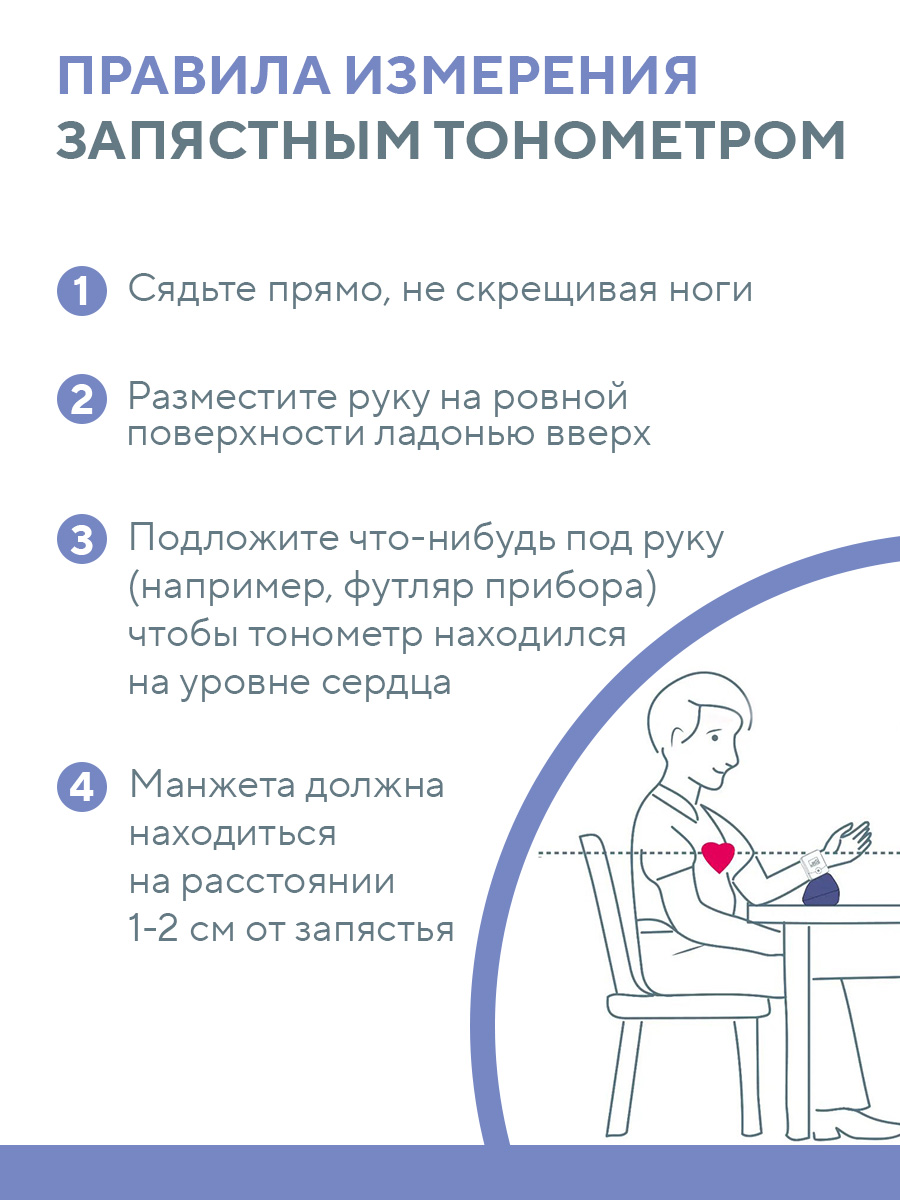 Тонометр B.Well А-27 на запястье белый - фото 4