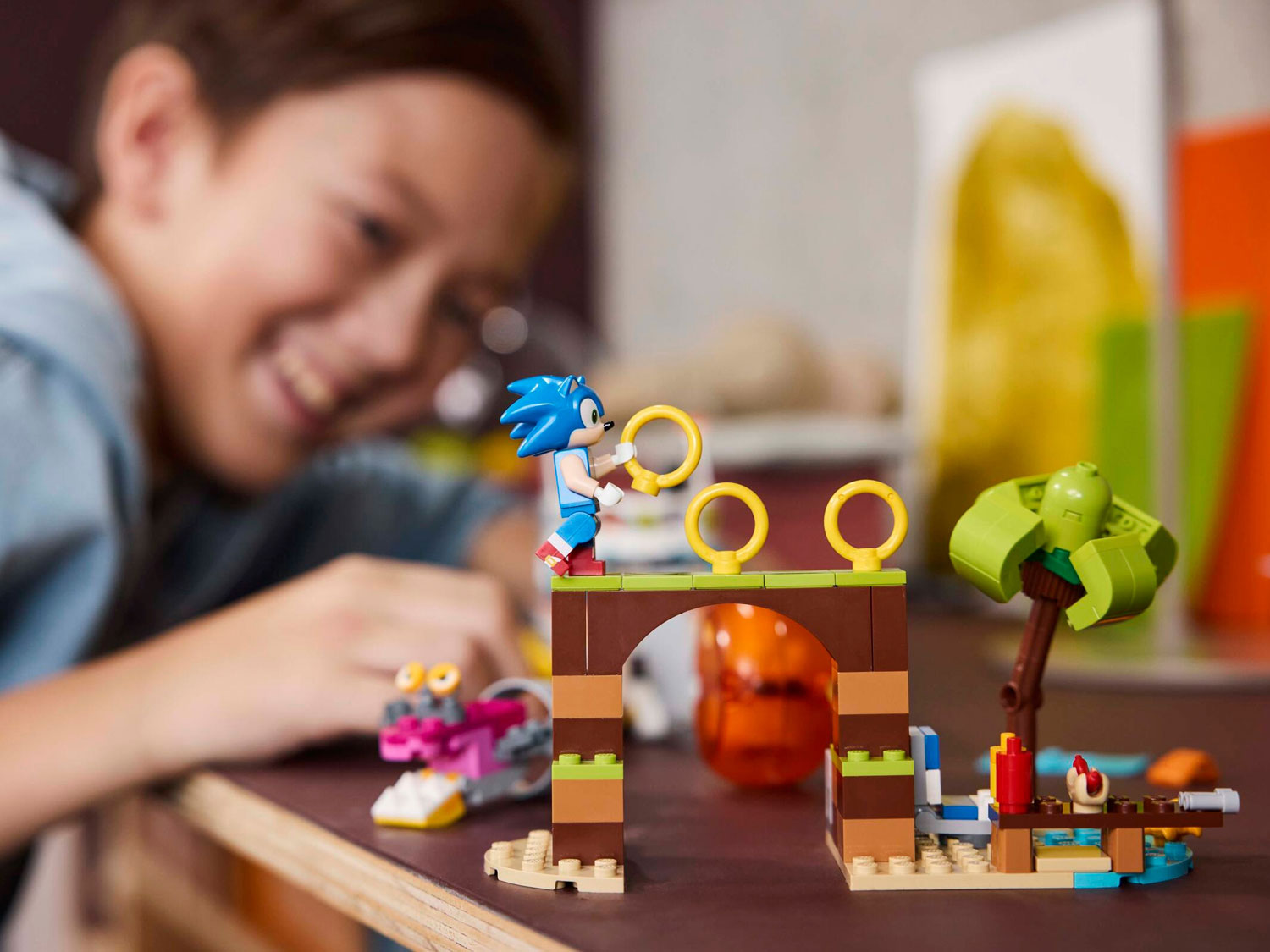 Конструктор LEGO Sonic the Hedgehog лодка приключений Тейлза 393 дет. - фото 9