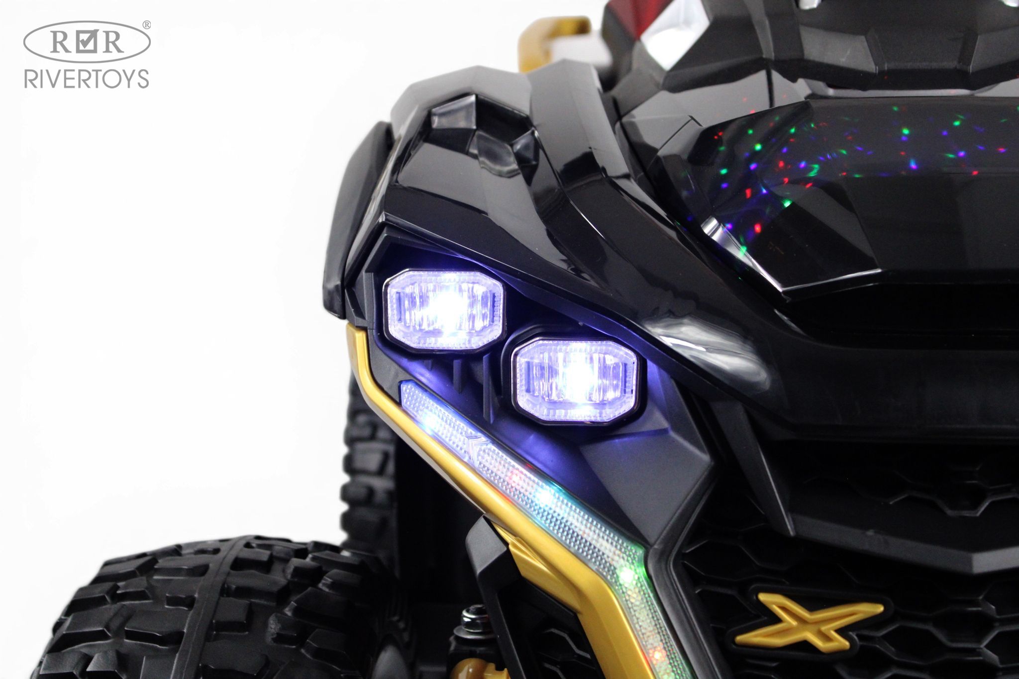 Электромобиль RIVERTOYS Z888VO-BLACK С пультом ДУ - фото 19