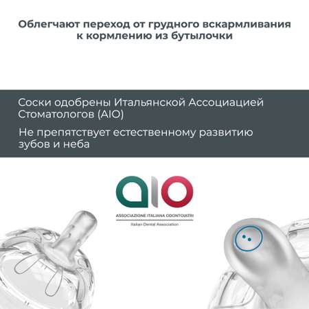 Соска Nuvita Anti-Colic силикон (средний поток) 2 шт.