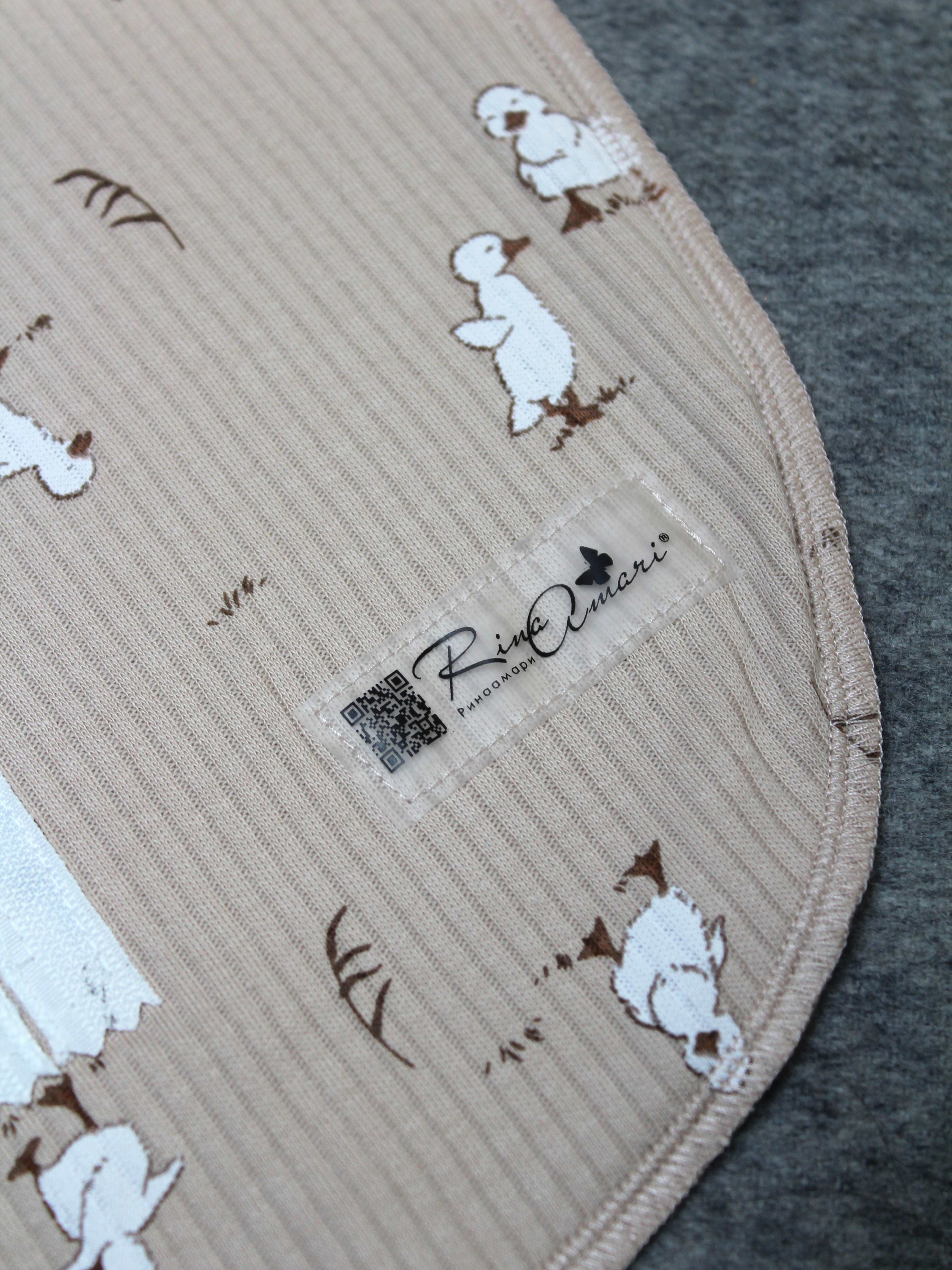 Конверт пеленальный (кокон) RinaAmari бежевый - фото 7