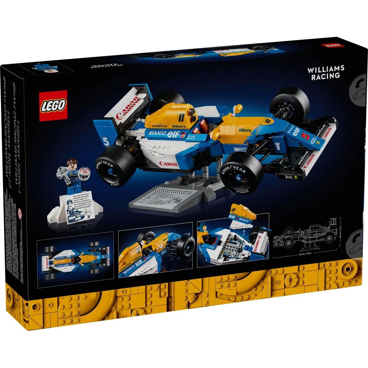 Конструктор LEGO Icons Williams Racing FW14B блочный - фото 8