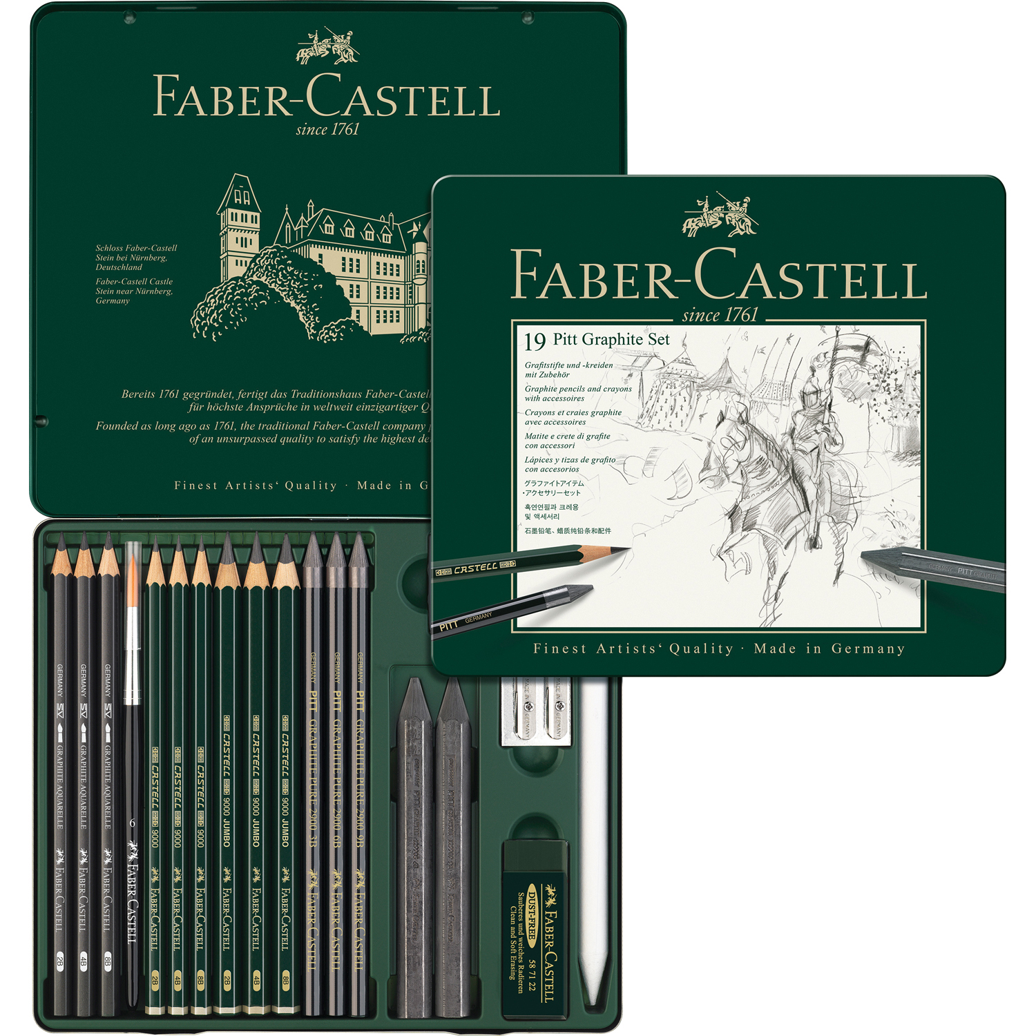 Карандаши чернографитные Faber Castell - фото 3