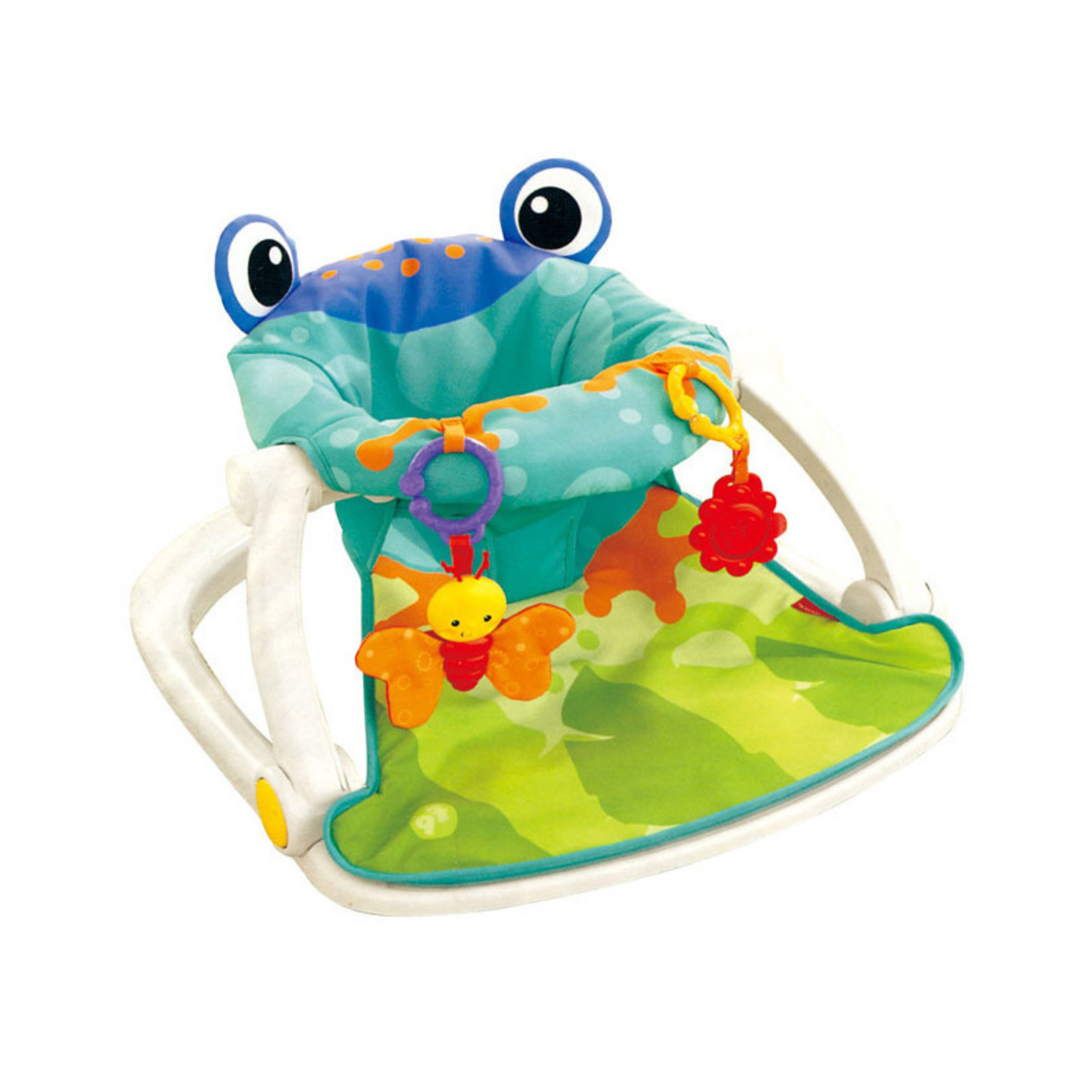 Стульчик для кормления SHARKTOYS Лягушка с погремушками классический - фото 2