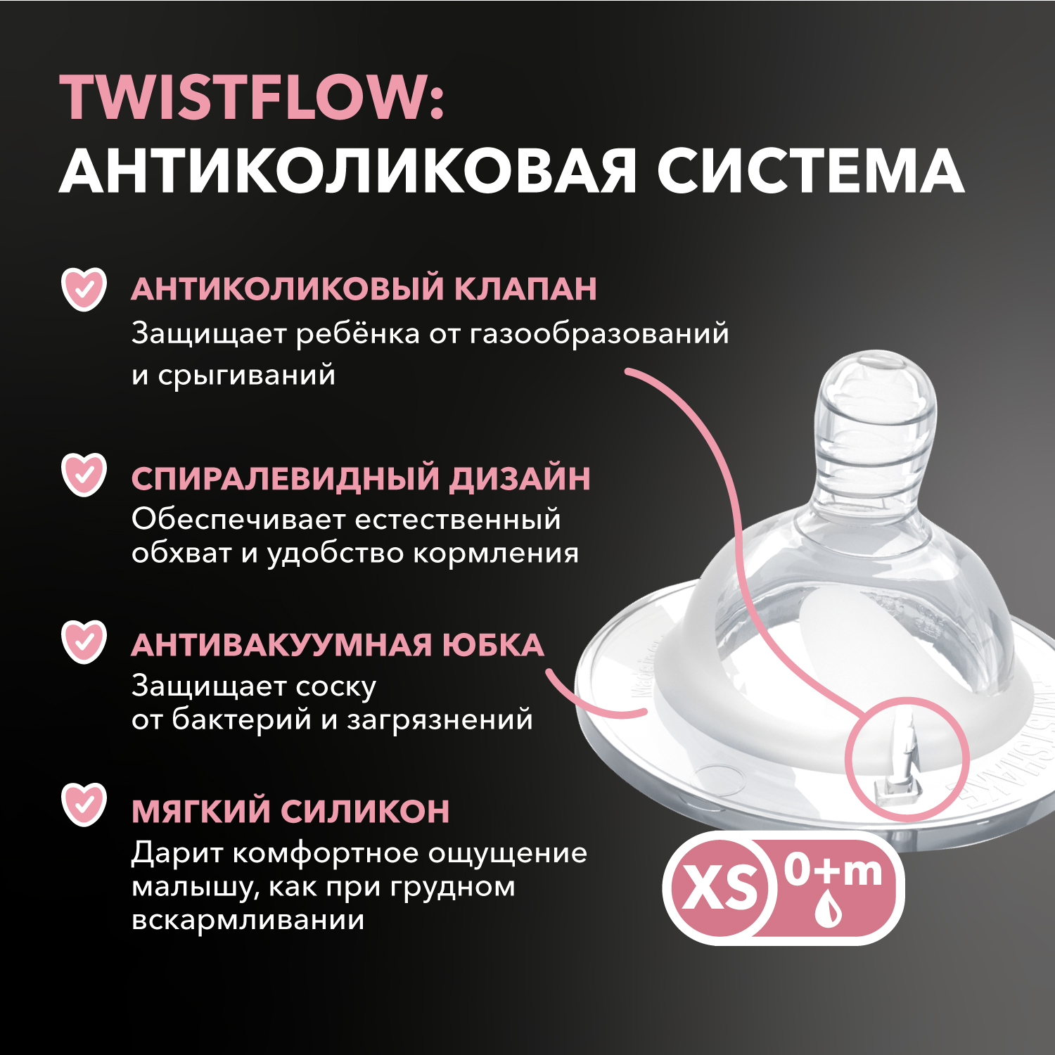 Бутылочка Twistshake Anti-Colic 125 мл 1 шт. - фото 3