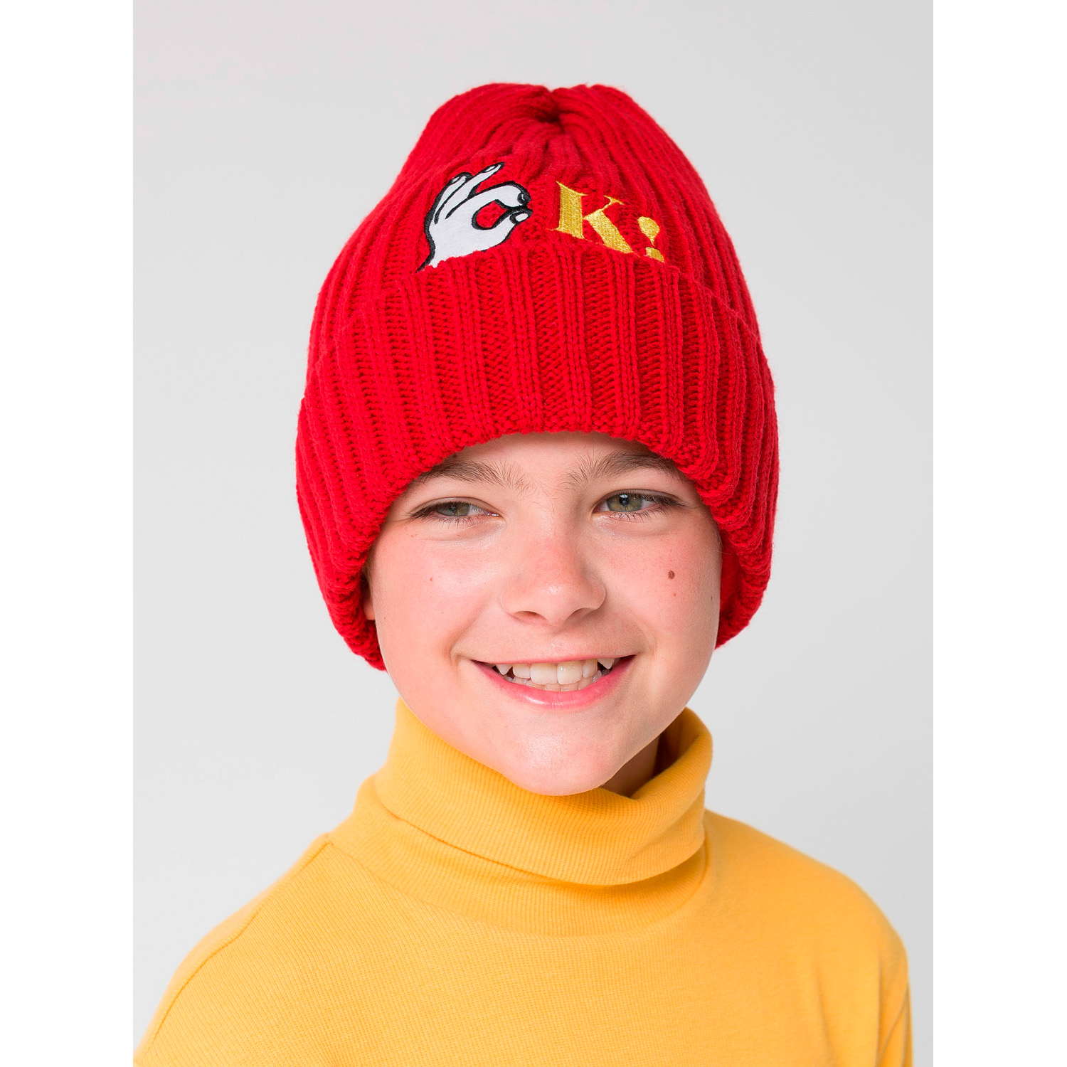 Шапка Pelican BKQX3295/1/Красный(18) - фото 1