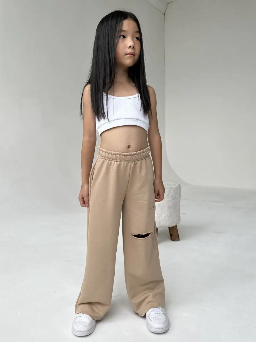 Брюки ROOMY ESSENCE STREETjog/beige - фото 5
