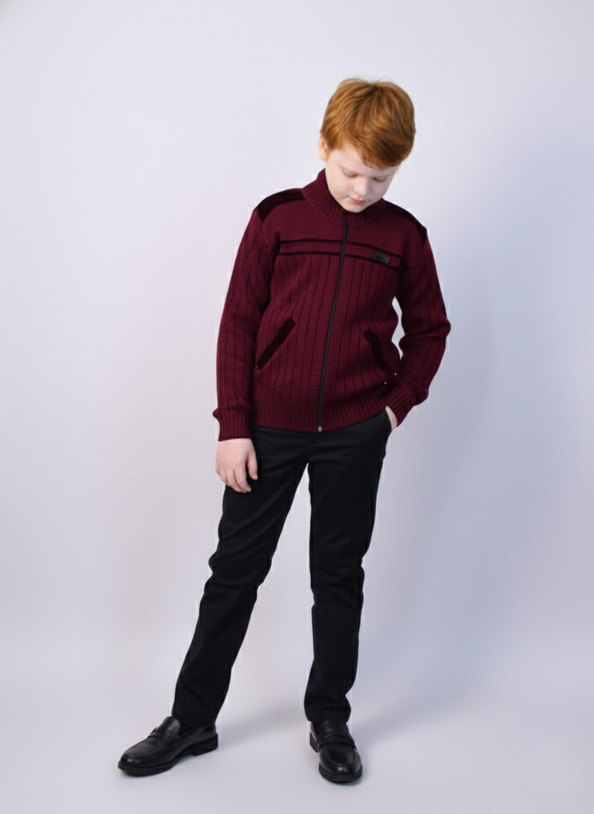 Толстовка AS TEKS VIT-001/бордовый - фото 3