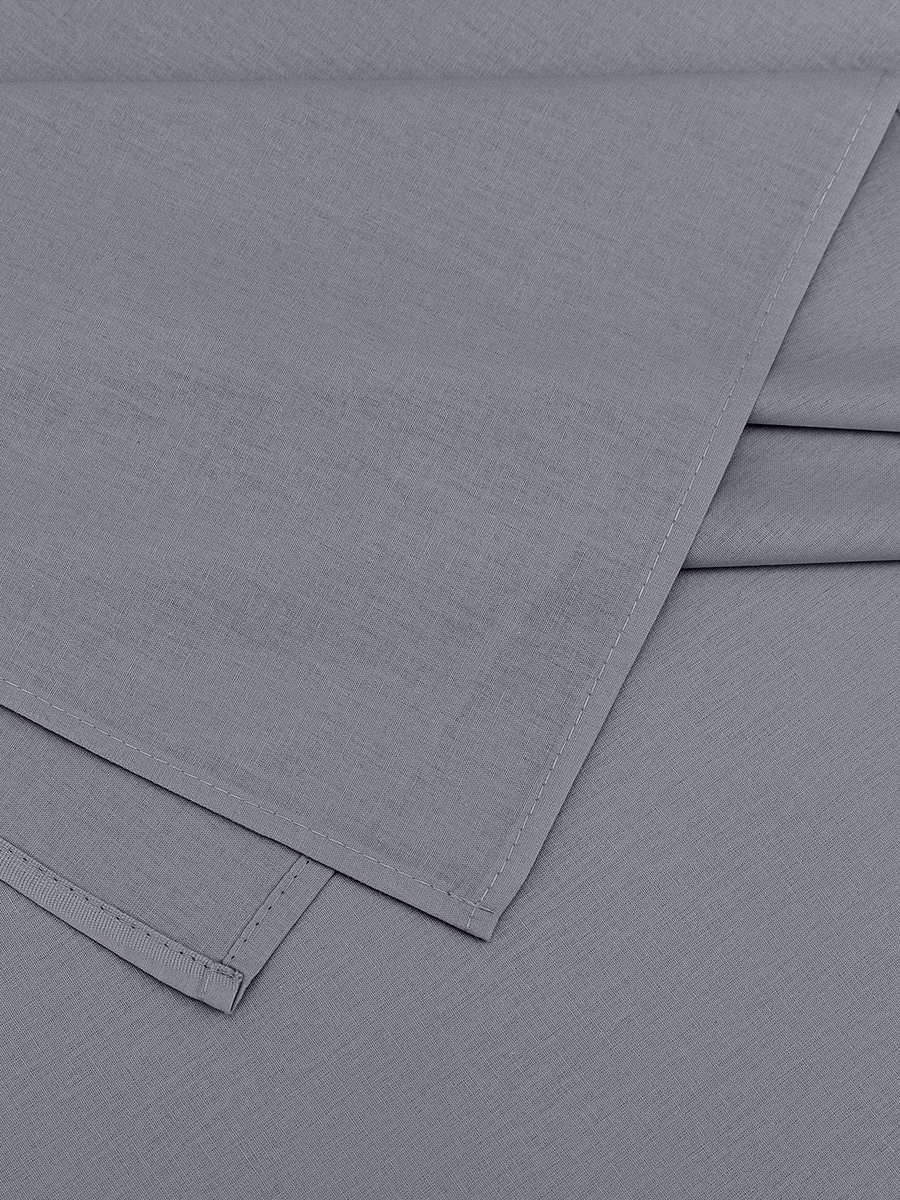 Простыня BRAVO поплин пепельный 240 x 215 см 1 шт. - фото 6