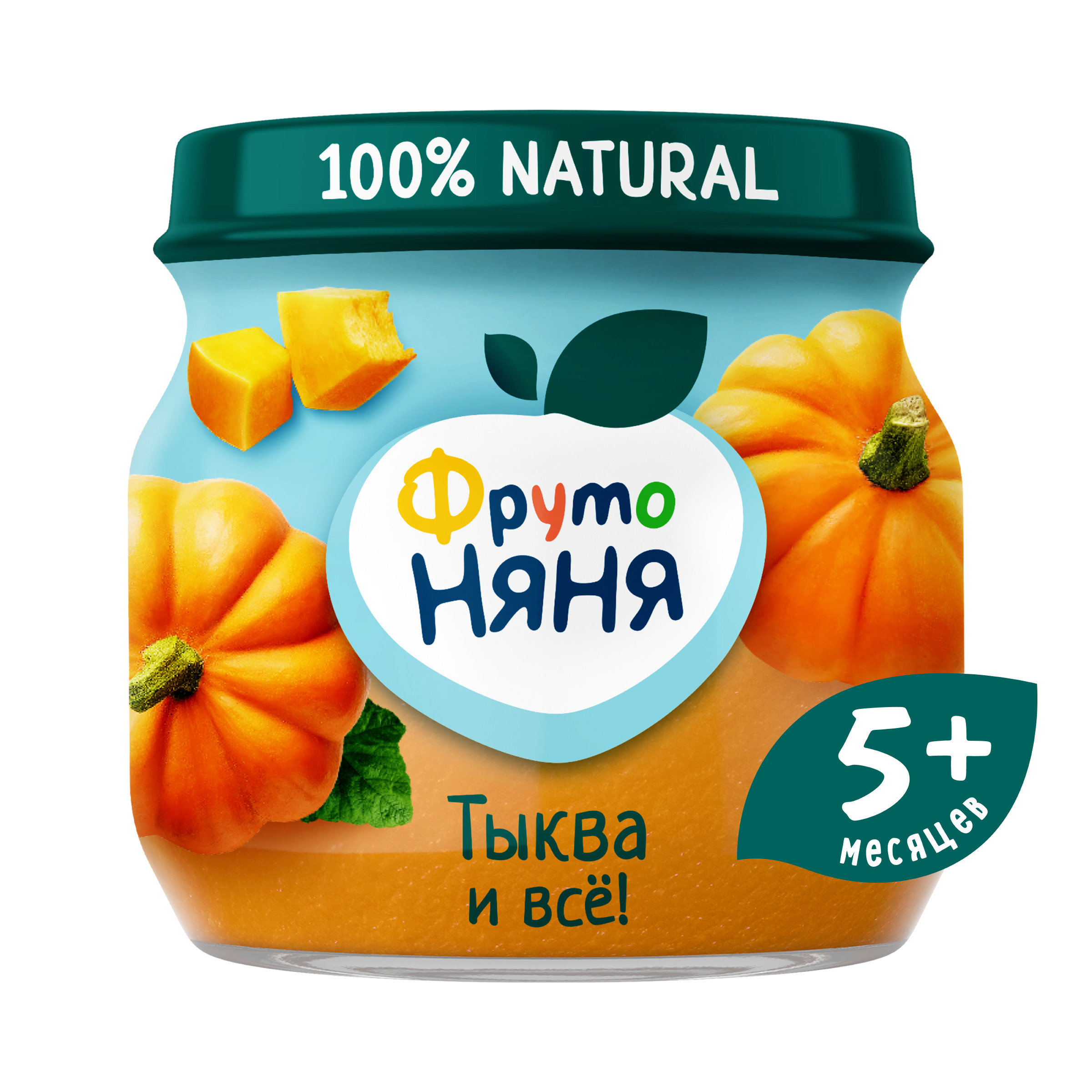 Пюре ФрутоНяня Тыква с 5 мес 80 г - фото 1