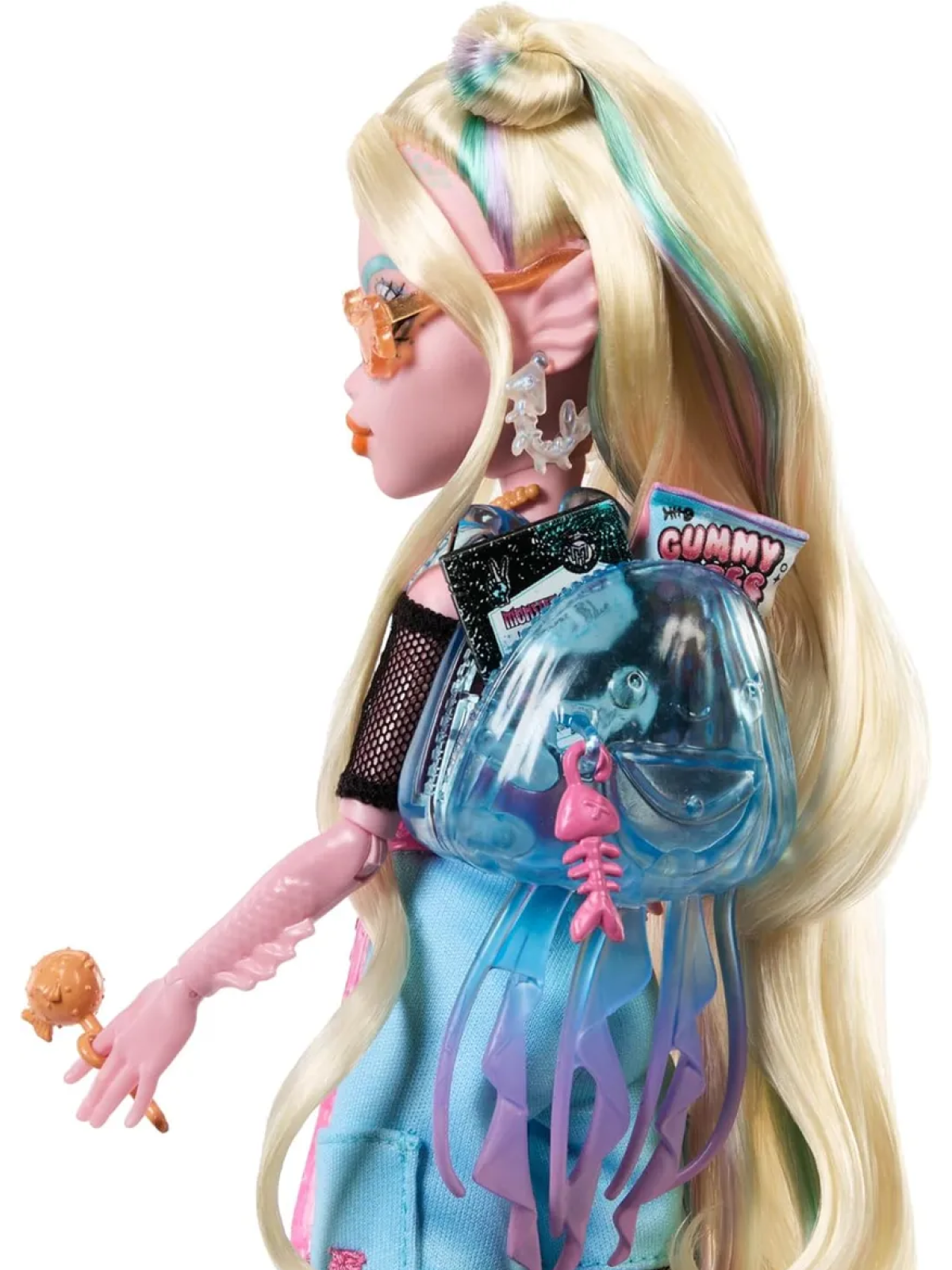 Кукла модельная Monster High Monster High Lagoona Blue с питомцем HXH75 HXH75 Lagoona Blue - фото 5