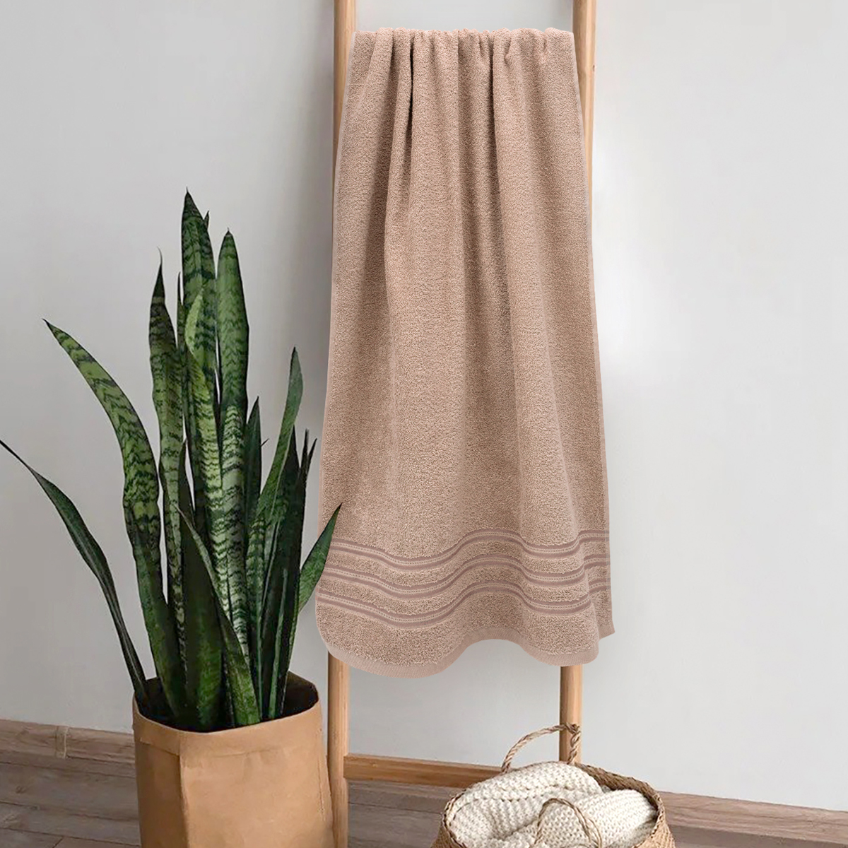 Полотенце BRAVO Страйп 130 x 70 см 1 шт. - фото 4