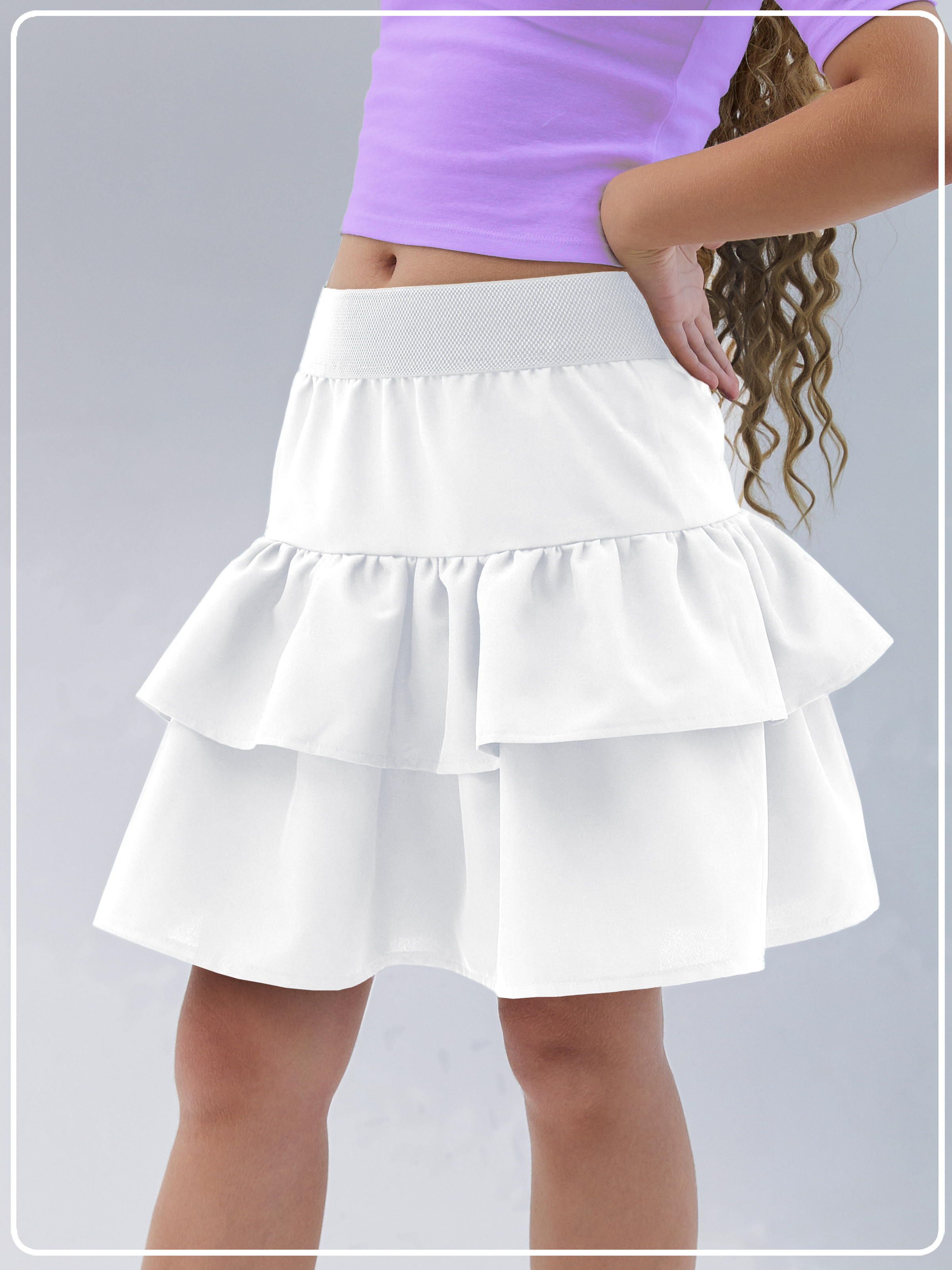 Юбка DALLINA Kids VIOLAWHITE - фото 5