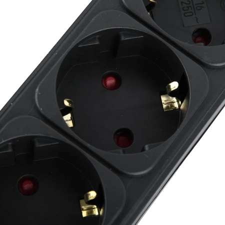 Сетевой фильтр Perfeo Real Power 1.8 метра 5 розеток черный