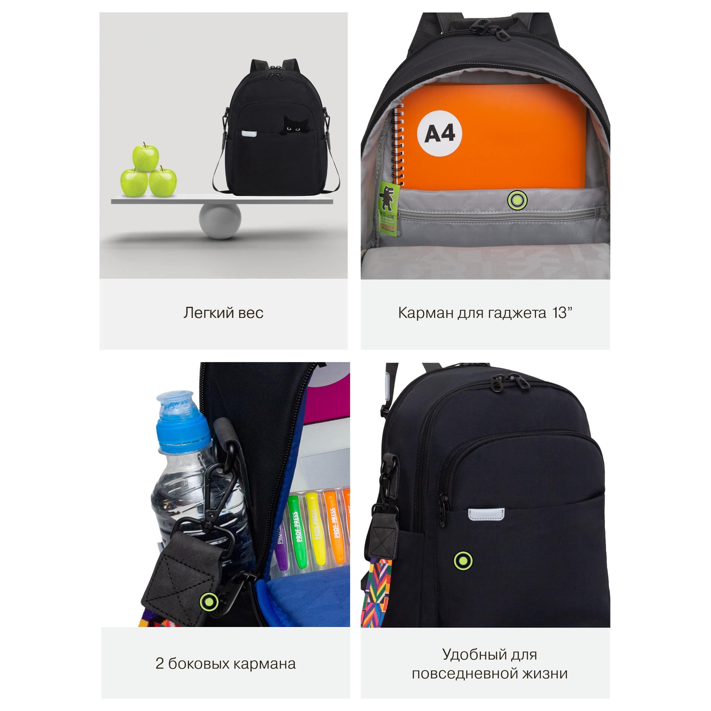 Рюкзак Grizzly для девочки - фото 14