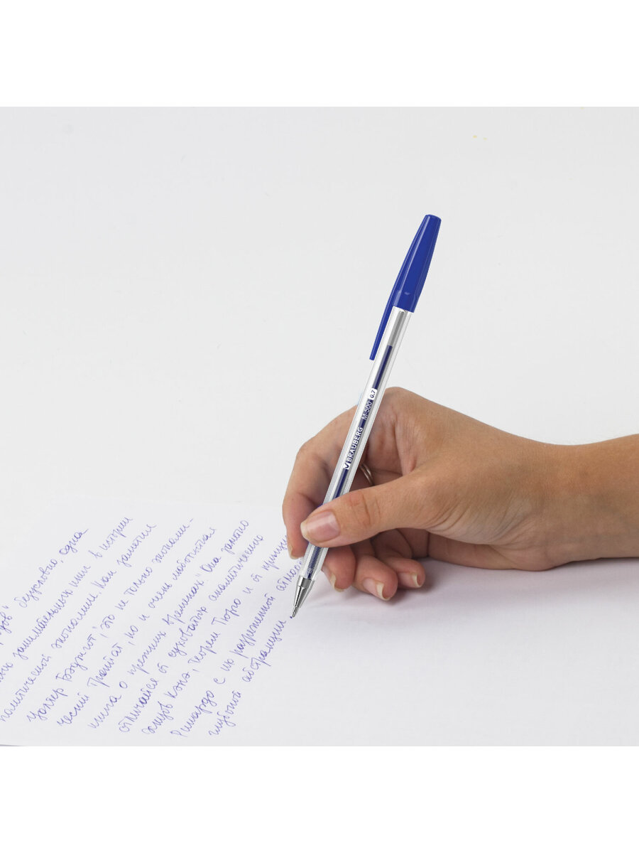 Ручка шариковая Brauberg 10 шт. - фото 13