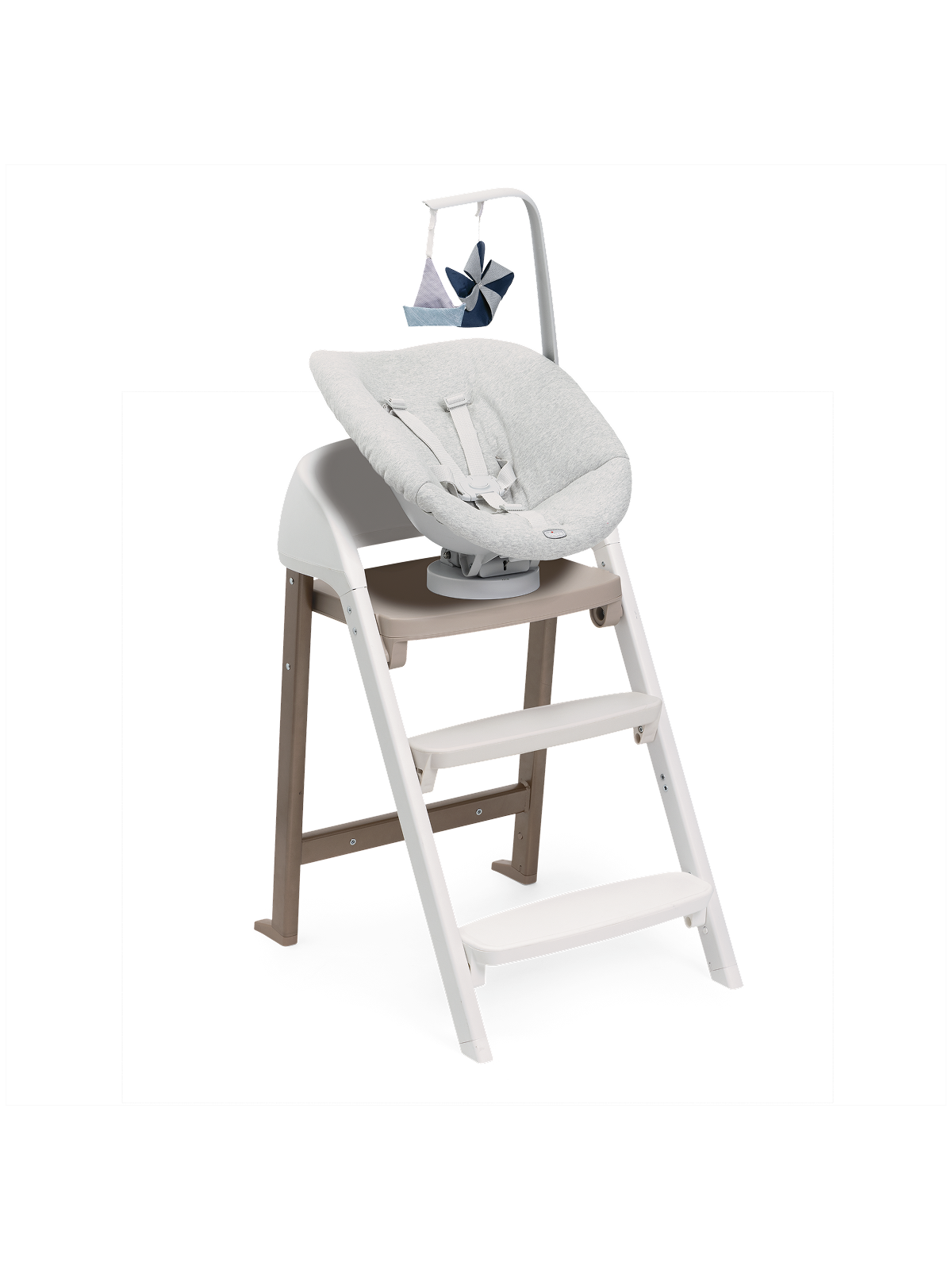 Бустер Chicco Crescendo Recliner Grey серый на стульчик для кормления - фото 11