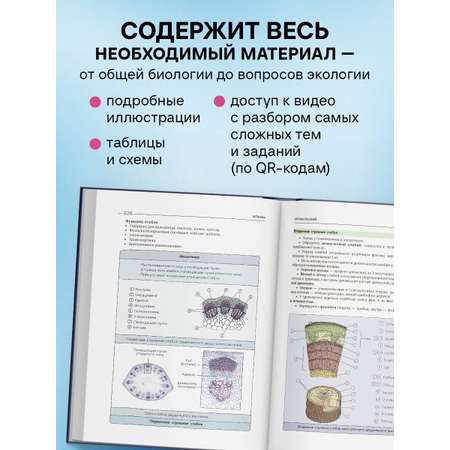 Книга Эксмо Биология. Пособие для подготовки к ЕГЭ, ДВИ и олимпиадам любого уровня сложности