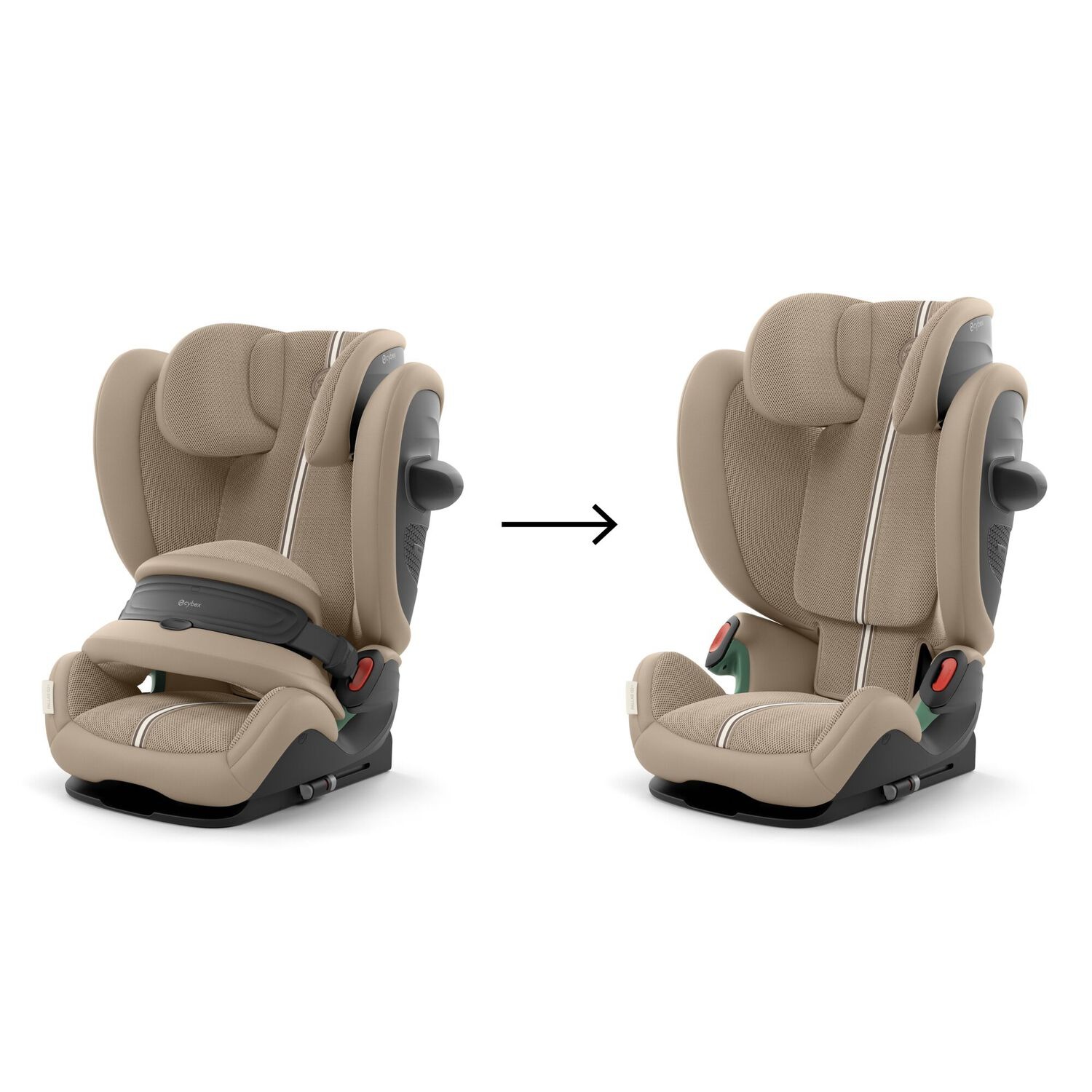 Автокресло Cybex Pallas G2 Plus Isofix 2/3 (15-36 кг) бежевый - фото 5