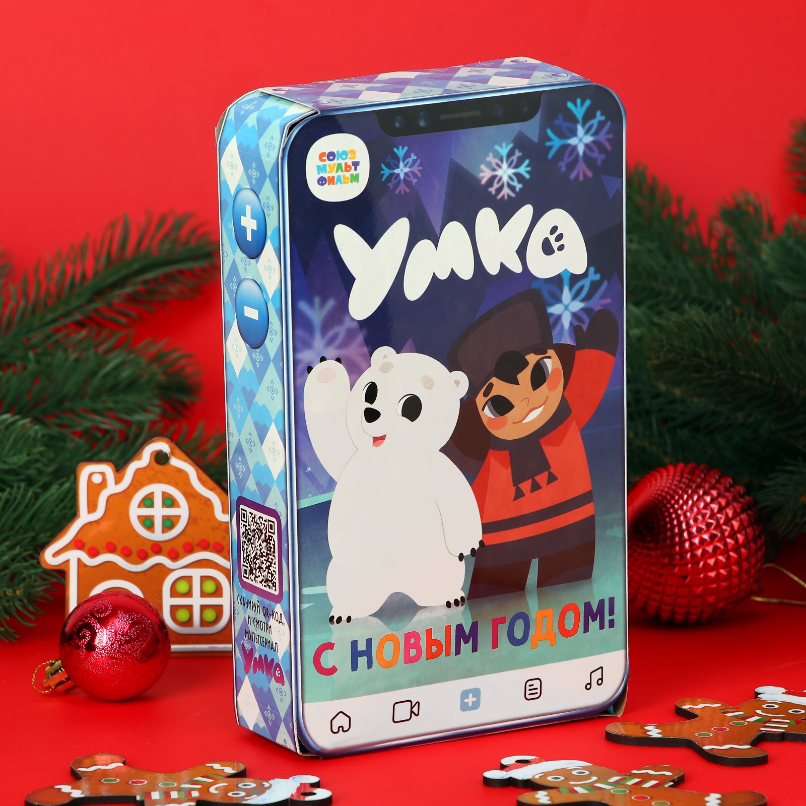 Новогодний подарок Sima-Land «Телефон Умка» 500 г - фото 1