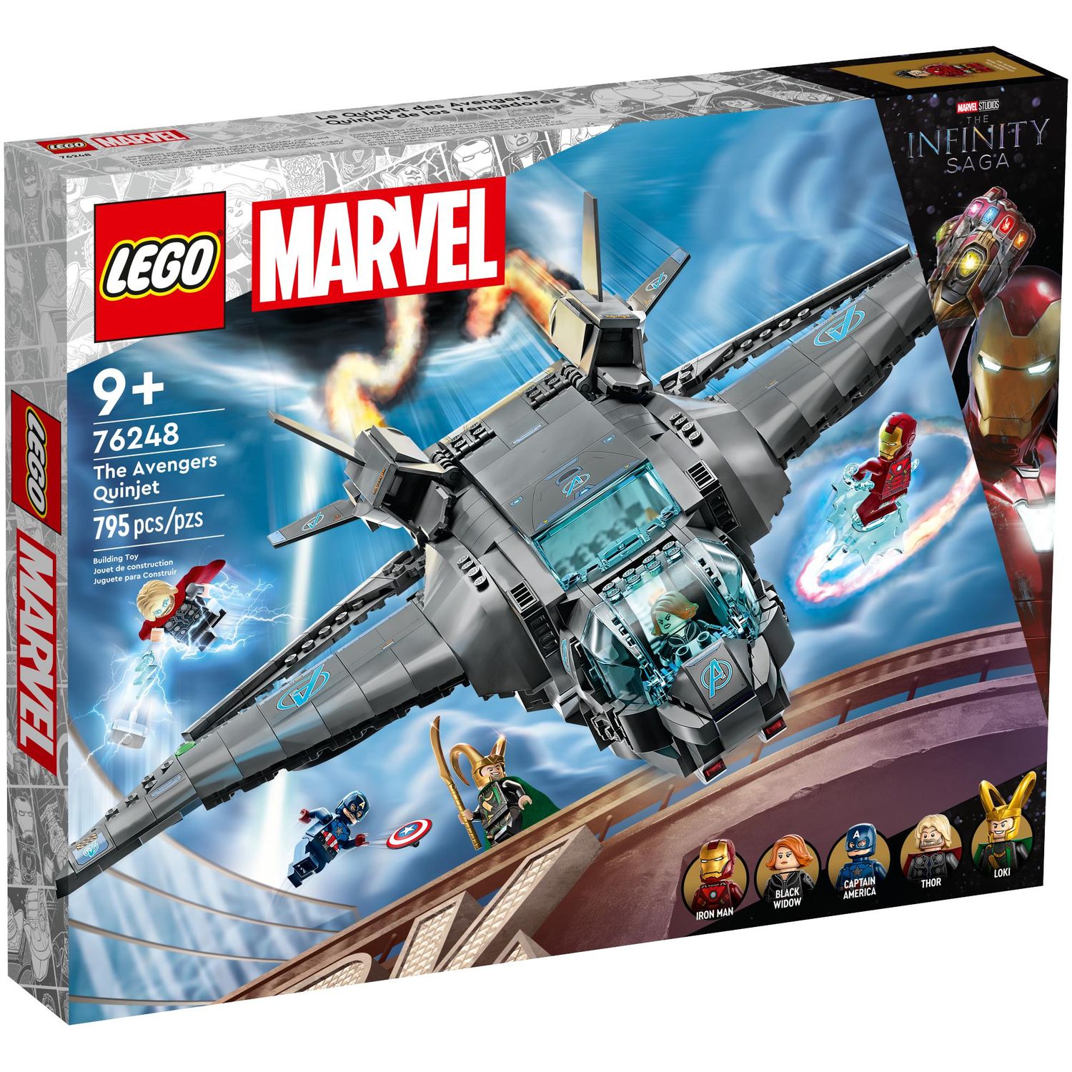 Конструктор LEGO Marvel Super Heroes Квинджет Мстителей - фото 1
