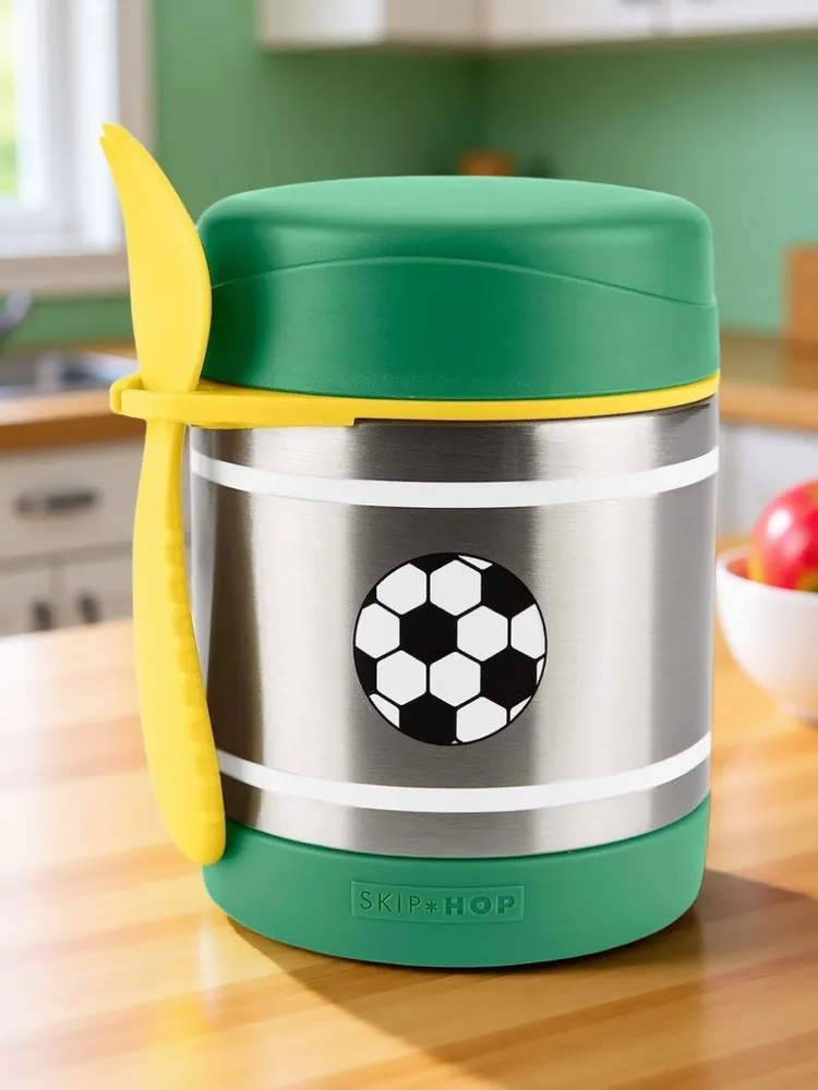 Термос Skip Hop со столовым прибором Футбол - фото 4