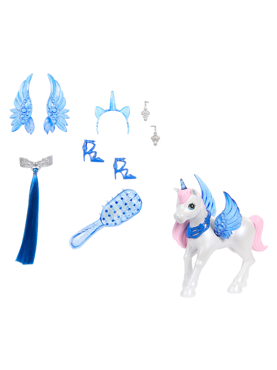 Кукла модельная Barbie Magic HRR16 Барби с единорогом высота 29 см HRR16 - фото 6