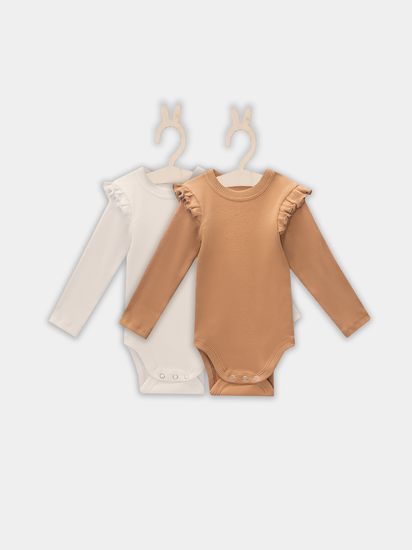 Боди 2 шт Mark Formelle (Марк Формэль) 13017-2/молочный +охра - фото 2