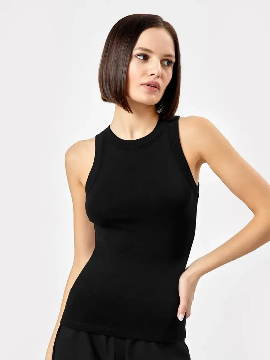 Майка ORODORO 302842/25-37968Б-1/черный - фото 10