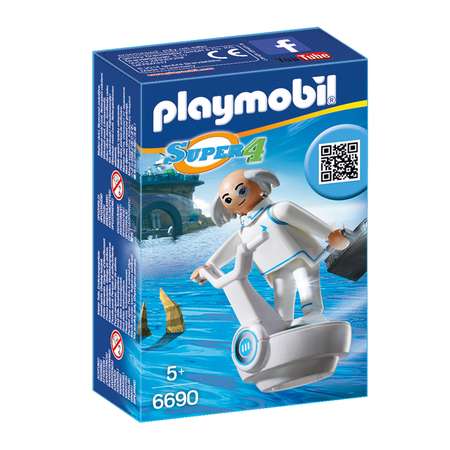 Конструктор Playmobil Супер 4 Доктор Икс блочный