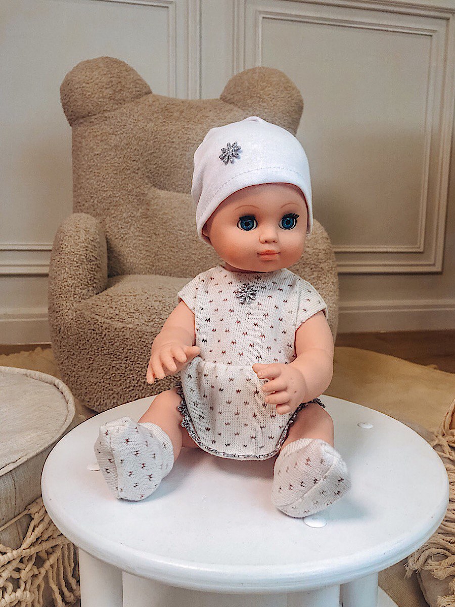 Кукла пупс СТРАНА КУКОЛ большая озвученная высота 35 см 24-09.3 - фото 16