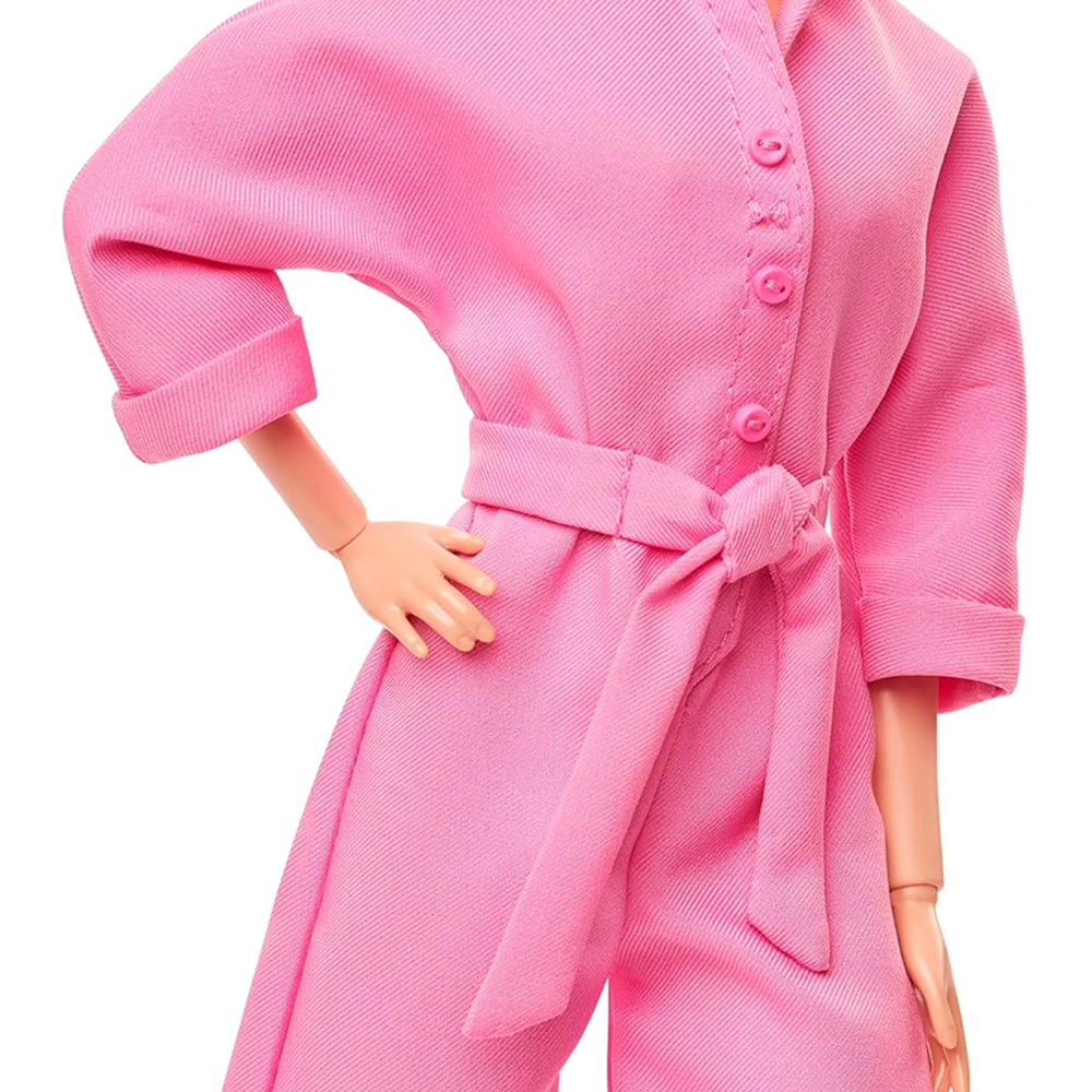 Кукла классическая Barbie Марго Робби в розовом костюме HRF29 - фото 4