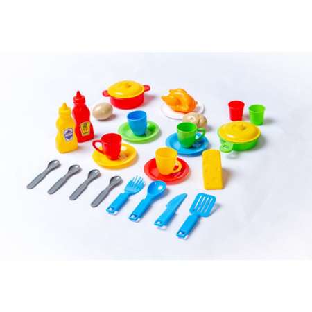 Игрушка Green Plast посуда, продукты