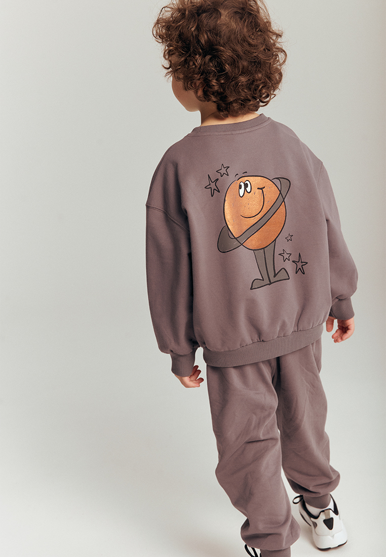 Cвитшот artie W25M08Т-1378M/Серый - фото 4