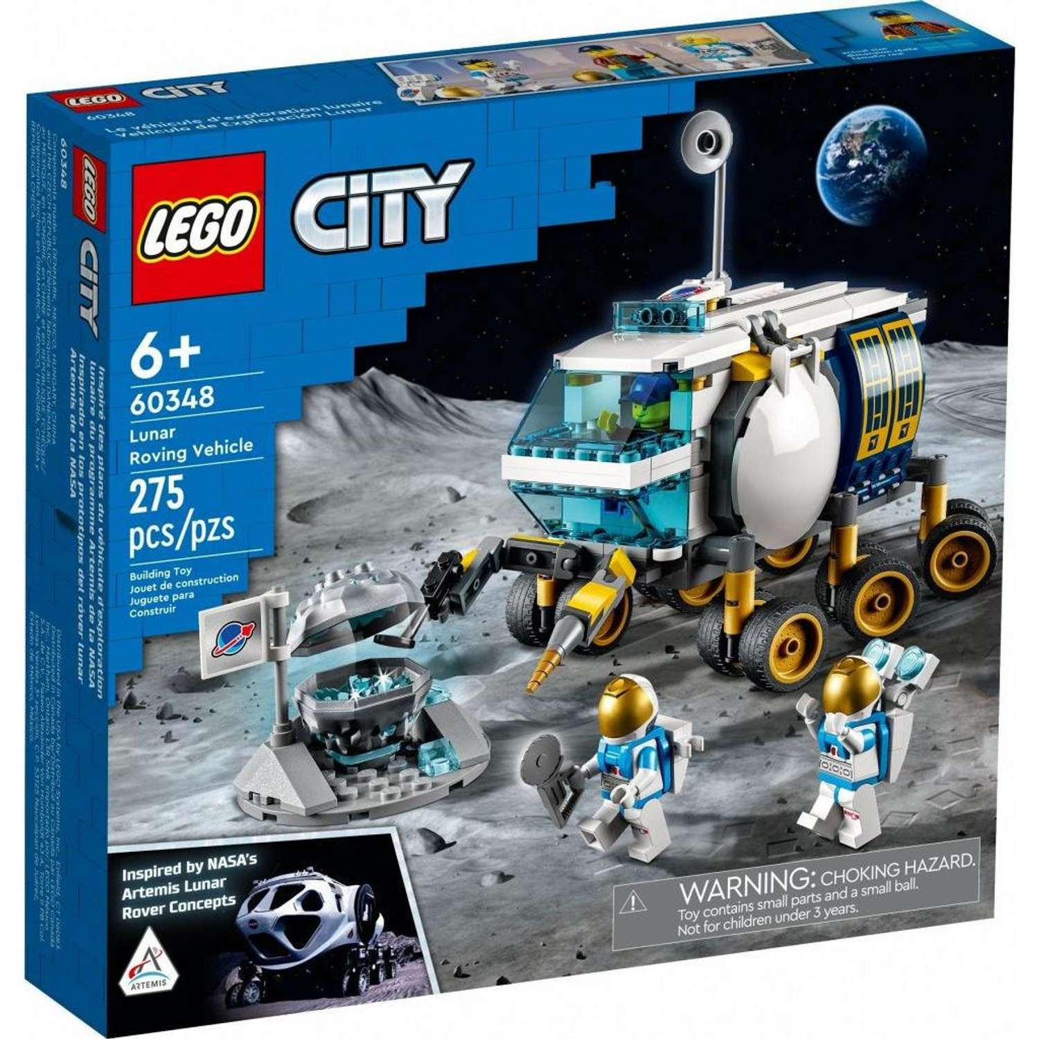 Конструктор LEGO City Space Луноход блочный - фото 8